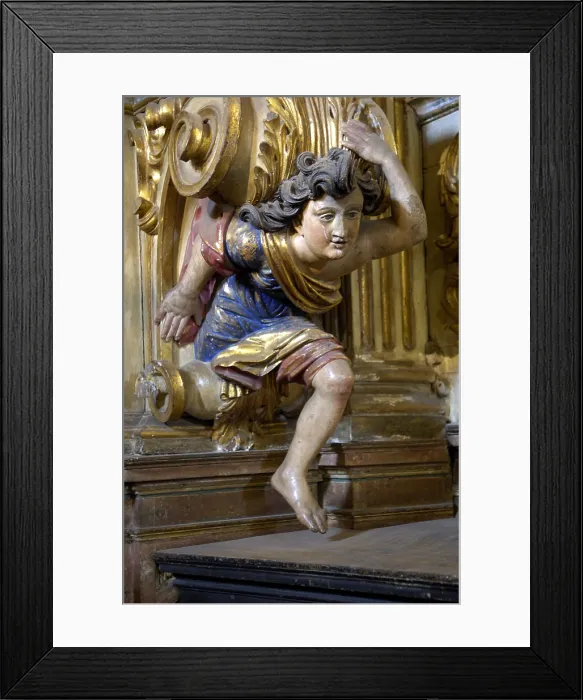 Framed Print : BRAZIL. Ouro Preto. Church Matriz Nossa Senhora do Pilar. Colonial baroque. Sculpture. - Rafa Perez / Iberfoto / Everett Collection (587310)**US SALES ONLY** Framed Print : BRAZIL. Ouro Preto. Church Matriz Nossa Senhora do Pilar. Colonial baroque. Sculpture. - Rafa Perez / Iberfoto / Everett Collection (587310)**US SALES ONLY**
