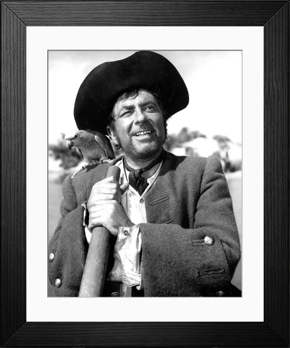 Framed Print : TREASURE ISLAND, Robert Newton, 1950