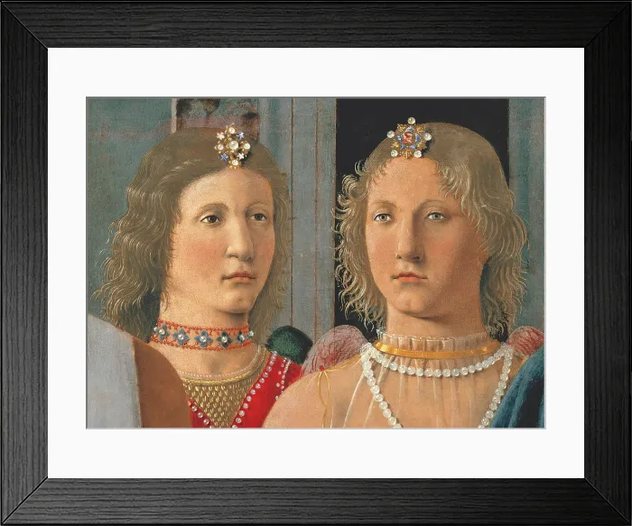 Framed Print : Montefeltro Altarpiece, by Pietro di Benedetto dei Franceschi known as Piero della Francesca, 1472 - 1474, 15th Century, oil and tempera on panel, cm 248 x 170 - Italy, Lombardy
