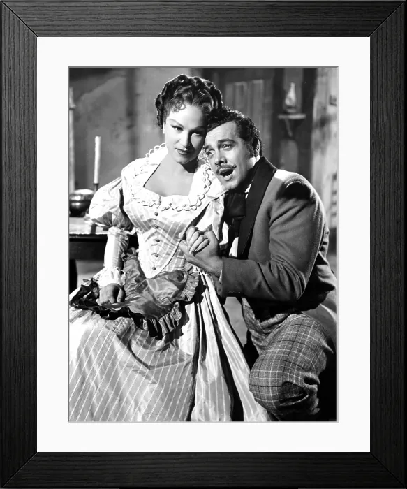 Framed Print : THE GREAT CARUSO, Dorothy Kirsten, Mario Lanza, 1951