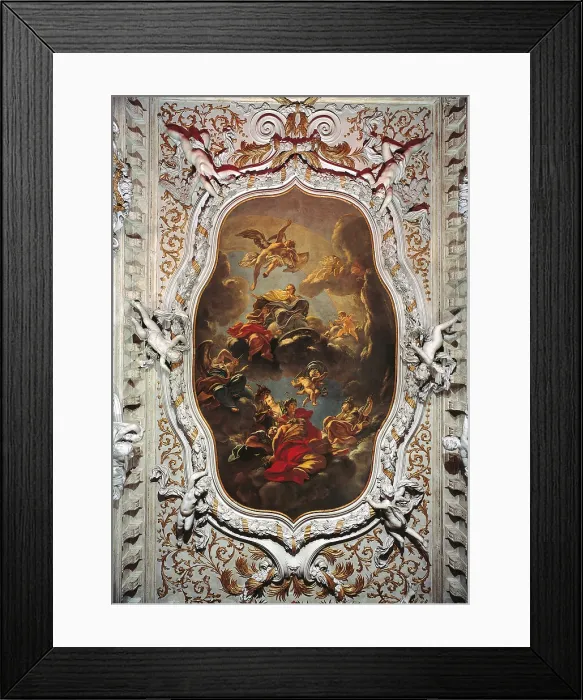 Framed Print : Allegory, by Antonio Pellegrini, 18th Century, - Italy, Veneto, Venice, Palazzo Bonomo Albrizzi in SantApollinare. All Framed Print : Allegory, by Antonio Pellegrini, 18th Century, - Italy, Veneto, Venice, Palazzo Bonomo Albrizzi in SantApollinare. All