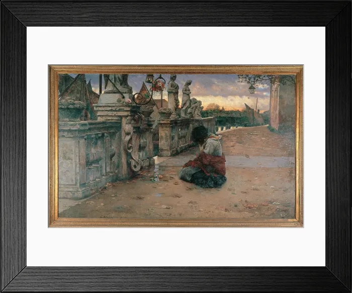 Framed Print : Refugium Peccatorum, by Luigi Nono, 1882, 19th Century, oil on canvas, - Italy, Lazio, Rome, National Gallery of Modern Art. All Framed Print : Refugium Peccatorum, by Luigi Nono, 1882, 19th Century, oil on canvas, - Italy, Lazio, Rome, National Gallery of Modern Art. All