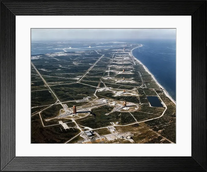 Framed Print : Missile Row at Cape Canaveral Air Force Station. Nov. 13, 1964