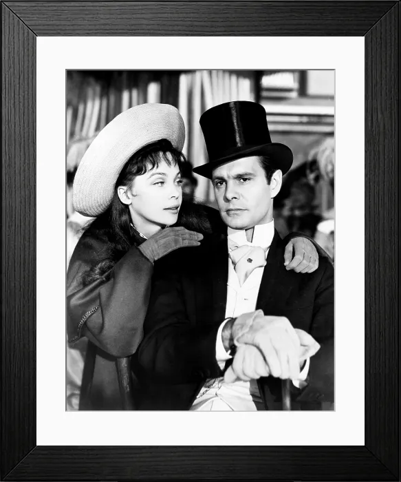 Framed Print : GIGI, from left, Leslie Caron, Louis Jourdan, 1958 Framed Print : GIGI, from left, Leslie Caron, Louis Jourdan, 1958