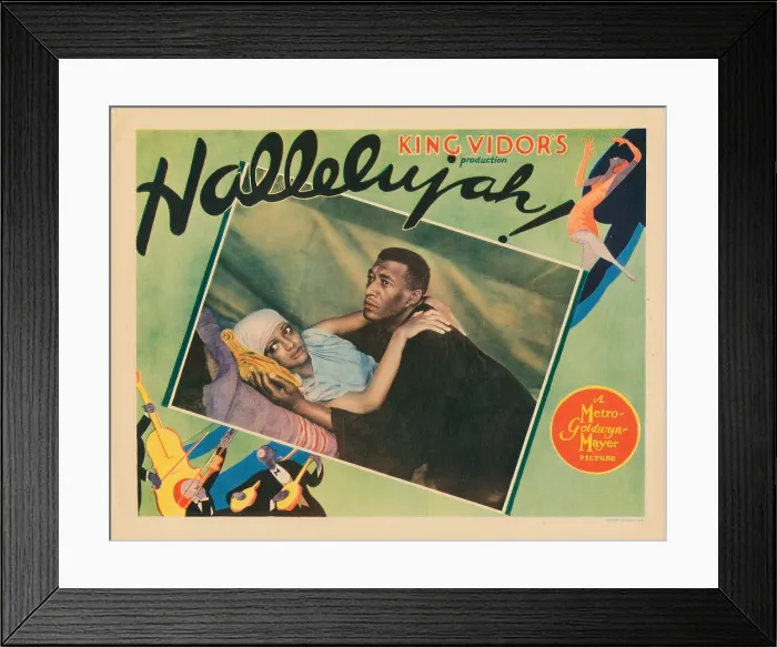 Framed Print : HALLELUJAH!, lobbycard, from left: Nina Mae McKinney, Daniel Haynes, 1929