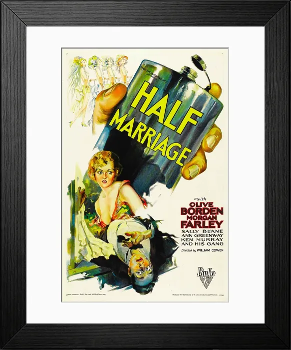 Framed Print : HALF MARRIAGE, 1929