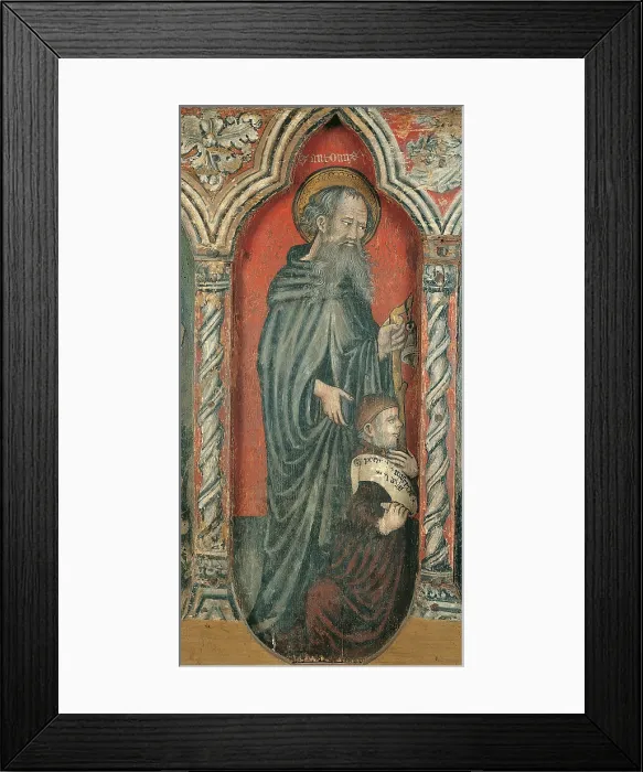 Framed Print : Polyptych of Madonna and Child with Saints, by Maestro di Col di Cugnan, 1410 - 1420 about, 15th Century, wood panel, - Italy, Veneto, Belluno, Col di Cugnan, Parish Church
