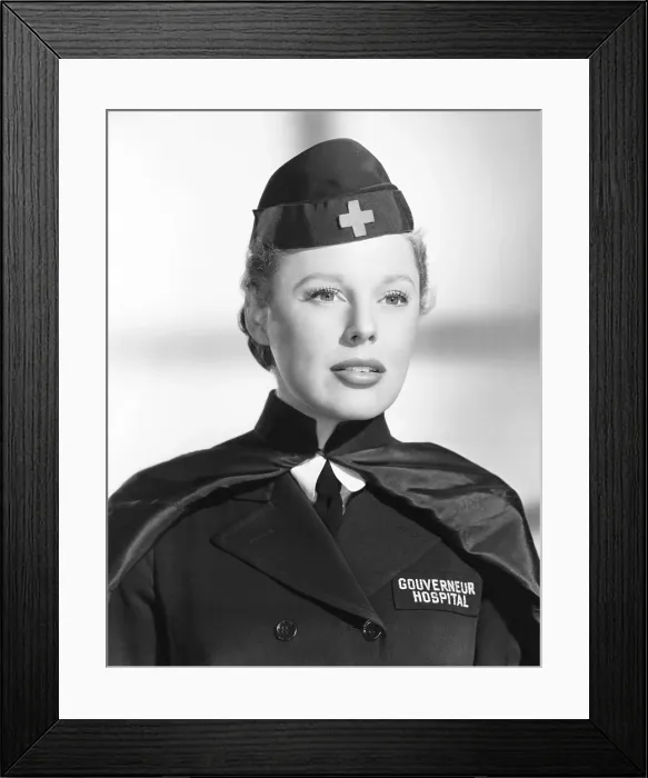 Framed Print : THE GIRL IN WHITE, June Allyson, 1952 Framed Print : THE GIRL IN WHITE, June Allyson, 1952