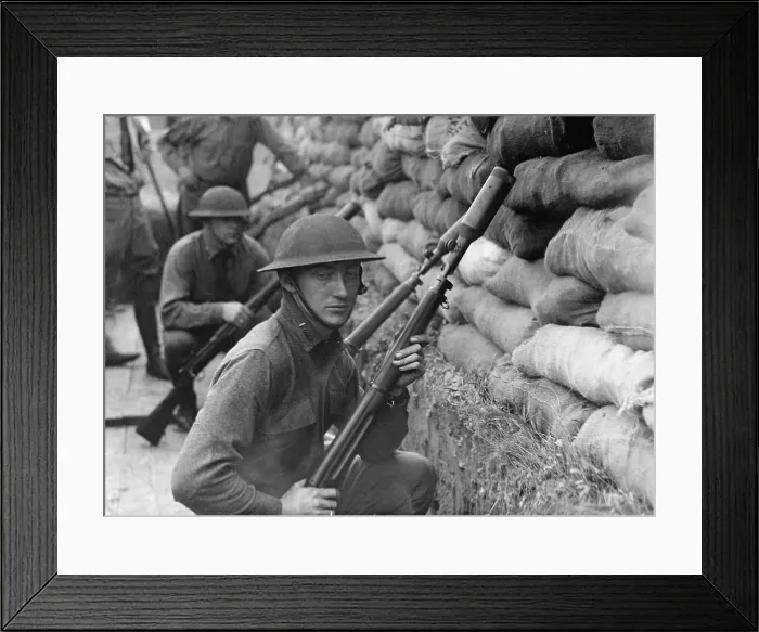 Framed Print : U.S. Army soldier, probably in training in 1917-18 near Washington, D.C. (BSLOC_2013_5_153) Framed Print : U.S. Army soldier, probably in training in 1917-18 near Washington, D.C. (BSLOC_2013_5_153)