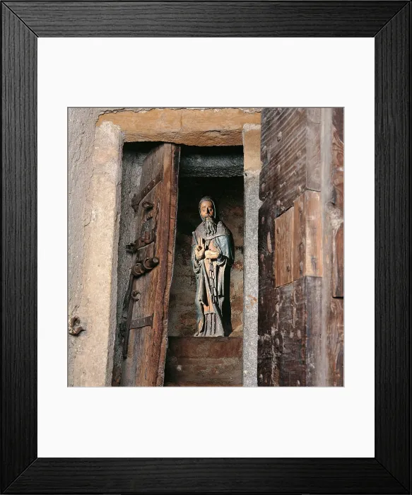Framed Print : Monk, by Unknown Artist, 1500 - 1550 about, 16th Century, - Italy, Trentino Alto Adige, Trento, Ivano Fracena, Ivanos Castel. All. Wooden statue monk Framed Print : Monk, by Unknown Artist, 1500 - 1550 about, 16th Century, - Italy, Trentino Alto Adige, Trento, Ivano Fracena, Ivanos Castel. All. Wooden statue monk