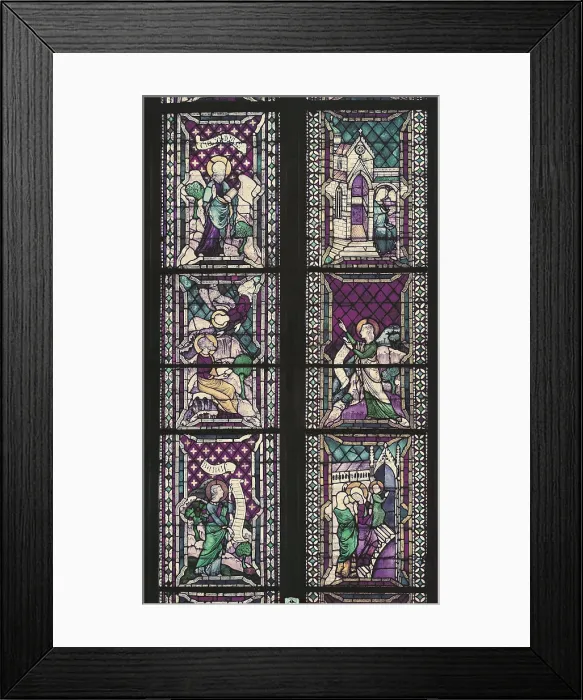 Framed Print : Windows with stories of the life of the Virgin and of the Prophets, by Lorenzo Maitani, 1300 - 1325 about, 14th Century, - Italy, Umbria, Terni, Orvieto, Santa Maria Cathedral Framed Print : Windows with stories of the life of the Virgin and of the Prophets, by Lorenzo Maitani, 1300 - 1325 about, 14th Century, - Italy, Umbria, Terni, Orvieto, Santa Maria Cathedral