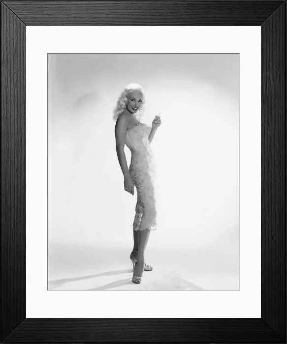 Framed Print : THE GIRL IN BLACK STOCKINGS, Mamie Van Doren, 1957 Framed Print : THE GIRL IN BLACK STOCKINGS, Mamie Van Doren, 1957