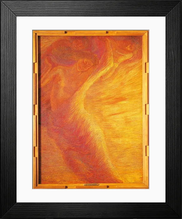 Framed Print : Triptych of the Day, by Gaetano Previati, 1907, 20th Century, oil on canvas, cm 127 x 185 central panel 130 x 94.5cm, left side 129.5 x 95 cm - Italy, Lombardy, Milan Framed Print : Triptych of the Day, by Gaetano Previati, 1907, 20th Century, oil on canvas, cm 127 x 185 central panel 130 x 94.5cm, left side 129.5 x 95 cm - Italy, Lombardy, Milan