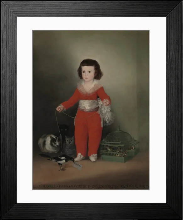 Framed Print : MANUAL OSORIO MANRIQUE DE ZUNIGA, by Francisco de Goya, 1787-88, Spanish painting, oil on canvas Framed Print : MANUAL OSORIO MANRIQUE DE ZUNIGA, by Francisco de Goya, 1787-88, Spanish painting, oil on canvas
