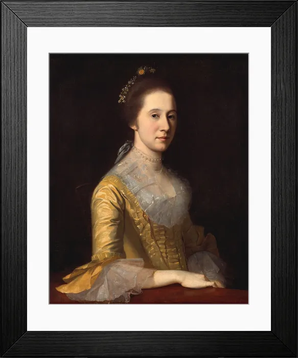 Framed Print : MARGARET STRACHAN, by Charles Willson Peale, 1771, American Colonial painting, oil on canvas Framed Print : MARGARET STRACHAN, by Charles Willson Peale, 1771, American Colonial painting, oil on canvas