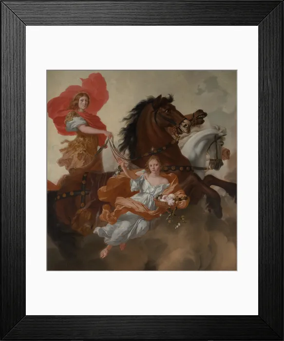 Framed Print : APOLLO AND AURORA, by Gerard de Lairesse, 1671, Dutch painting, oil on canvas Framed Print : APOLLO AND AURORA, by Gerard de Lairesse, 1671, Dutch painting, oil on canvas