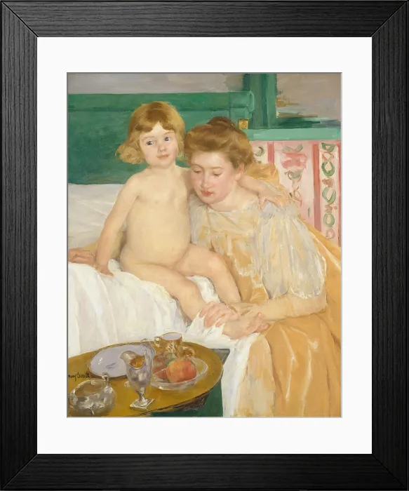 Framed Print : Mother and Child (Baby After His Nap), by Mary Cassatt, 1899, French impressionist oil painting Framed Print : Mother and Child (Baby After His Nap), by Mary Cassatt, 1899, French impressionist oil painting