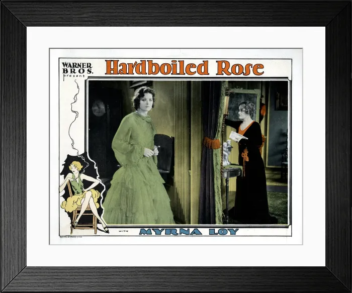Framed Print : HARDBOILED ROSE, from left, Myrna Loy, Gladys Brockwell, 1929