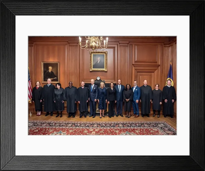 Framed Print : President Joe Biden, First Lady Jill Biden, Vice President Kamala Harris and Second Gentleman Douglas Emhoff attend the Investiture of Justice Ketanji Brown Jackson, Sept Framed Print : President Joe Biden, First Lady Jill Biden, Vice President Kamala Harris and Second Gentleman Douglas Emhoff attend the Investiture of Justice Ketanji Brown Jackson, Sept