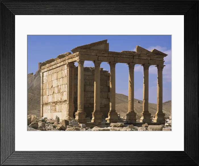 Framed Print : Grave Temple, 3rd Century, marble - Syria, Palmyra. Whole building