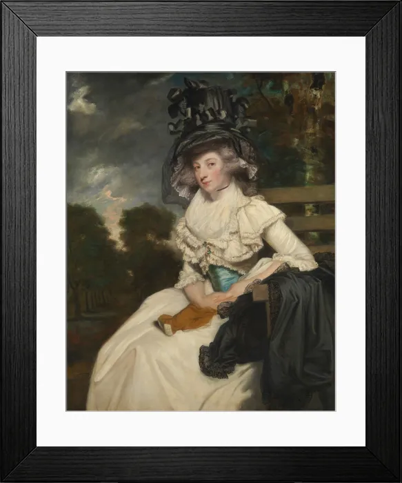 Framed Print : MRS. LEWIS THOMAS WATSON, by Sir Joshua Reynolds, 1789, British painting, oil on canvas