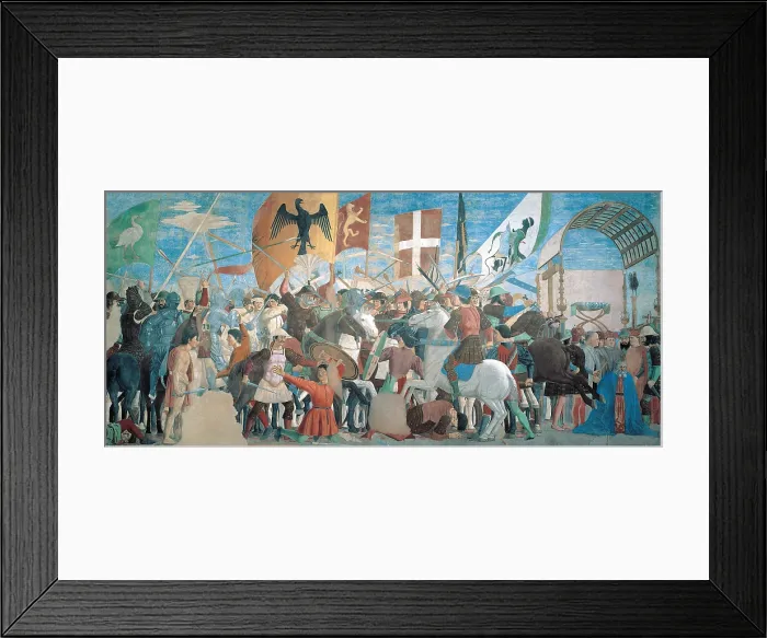Framed Print : The Legend of the Cross Defeat and Beheading of Chosroes (Battle of Heraclius against Chosroes), by Pietro di Benedetto dei Franceschi known as Piero della Francesca Framed Print : The Legend of the Cross Defeat and Beheading of Chosroes (Battle of Heraclius against Chosroes), by Pietro di Benedetto dei Franceschi known as Piero della Francesca