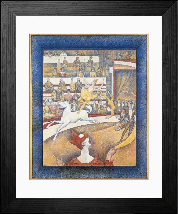 Framed Print : The Circus, by Georges Seurat, 1891, 19th Century, canvas, cm 185, 5 x 152, 5 - France, Ile de France, Paris, Muse dOrsay, RF 2511. All Framed Print : The Circus, by Georges Seurat, 1891, 19th Century, canvas, cm 185, 5 x 152, 5 - France, Ile de France, Paris, Muse dOrsay, RF 2511. All
