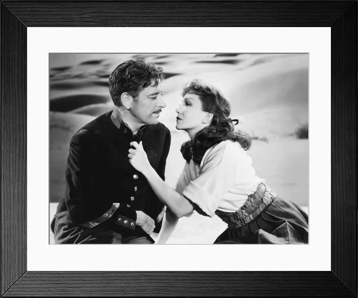Framed Print : UNDER TWO FLAGS, from left, Ronald Colman, Claudette Colbert, 1936, 20th Century Fox, TM & Copyright / Courtesy: Everett Collection
