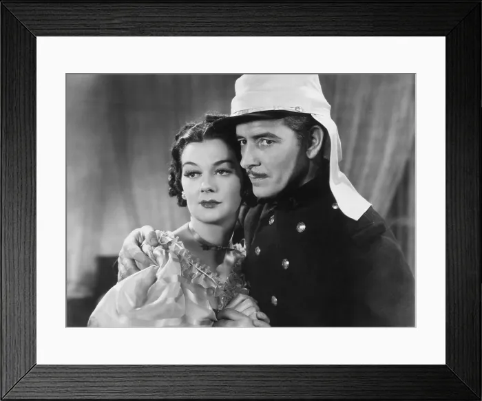 Framed Print : UNDER TWO FLAGS, from left: Rosalind Russell, Ronald Colman, 1936, TM & Copyright 20th Century Fox Film Corp. / courtesy Everett Collection