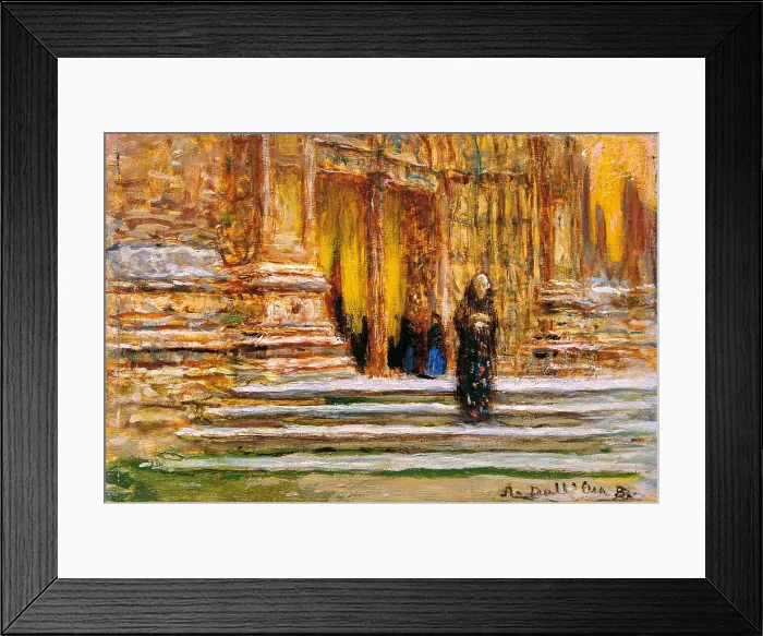 Framed Print : Saint Anastasia, by Angelo Dall'Oca Bianca, 1920 - 1929, 20th Century, oil on panel - Private collection. Whole artwork view
