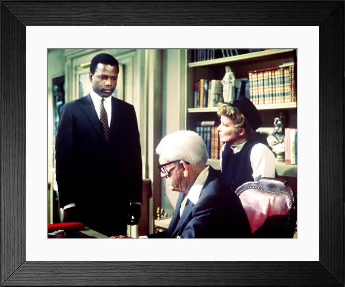 Framed Print : GUESS WHO'S COMING TO DINNER, Sidney Poitier, Spencer Tracy, Katharine Hepburn, 1967 Framed Print : GUESS WHO'S COMING TO DINNER, Sidney Poitier, Spencer Tracy, Katharine Hepburn, 1967