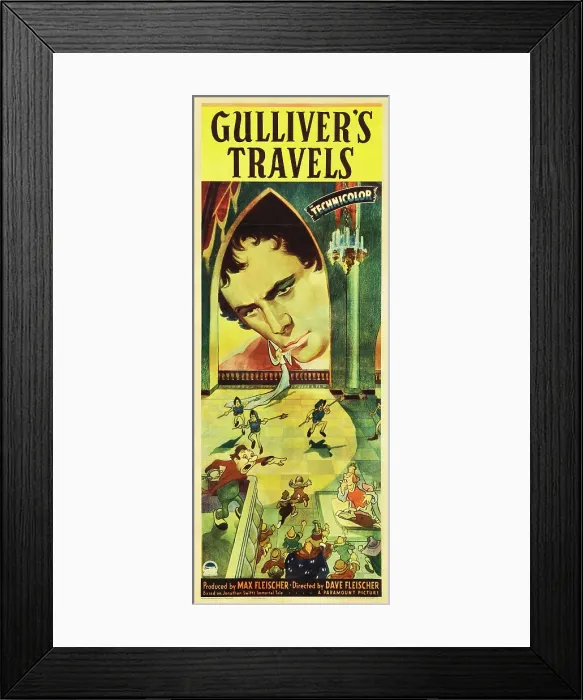 Framed Print : GULLIVER'S TRAVELS, insert poster, 1939 Framed Print : GULLIVER'S TRAVELS, insert poster, 1939
