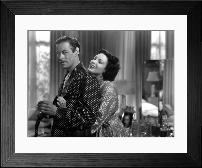 Framed Print : UNFAITHFULLY YOURS, Rex Harrison, Linda Darnell, 1948