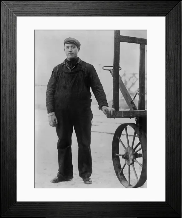 Framed Print : Cy Young working between baseball seasons, c. 1909. After his retirement, beginning in 1912, Young lived and worked on his farm (BSLOC_2018_3_114) Framed Print : Cy Young working between baseball seasons, c. 1909. After his retirement, beginning in 1912, Young lived and worked on his farm (BSLOC_2018_3_114)