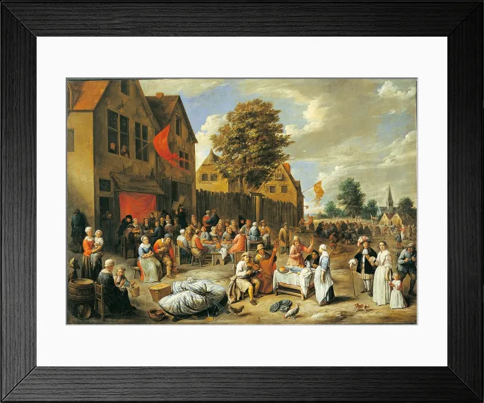 Framed Print : Peasant Wedding, by Gilles Van Tilborgh, 1670, 17th century, oil on canvas, 86.5 x 119 cm - Italy, Lombardy, Milan, Castello Sforzesco, Civic Collections of Ancient Art Framed Print : Peasant Wedding, by Gilles Van Tilborgh, 1670, 17th century, oil on canvas, 86.5 x 119 cm - Italy, Lombardy, Milan, Castello Sforzesco, Civic Collections of Ancient Art