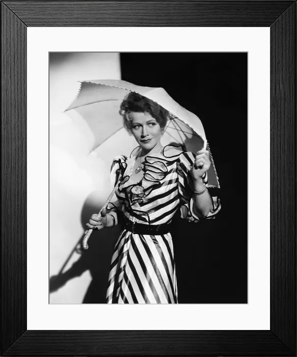 Framed Print : VALIANT IS THE WORD FOR CARRIE, Gladys George, 1936