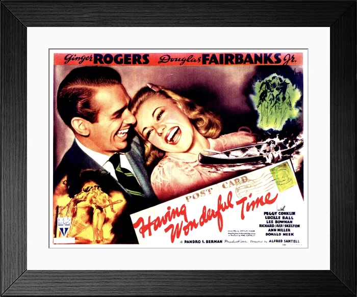 Framed Print : HAVING WONDERFUL TIME, from left: Douglas Fairbanks Jr. Ginger Rogers, 1938 Framed Print : HAVING WONDERFUL TIME, from left: Douglas Fairbanks Jr. Ginger Rogers, 1938