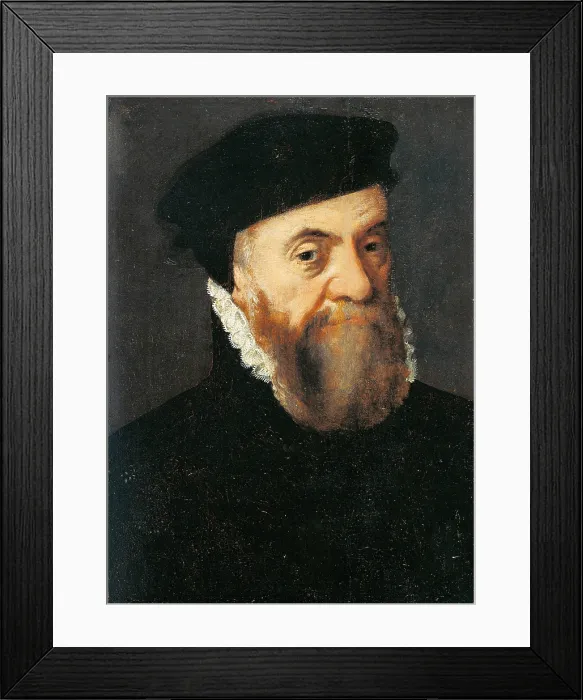 Framed Print : Portrait of an Old Man, by Unknown Northern European artist, ca