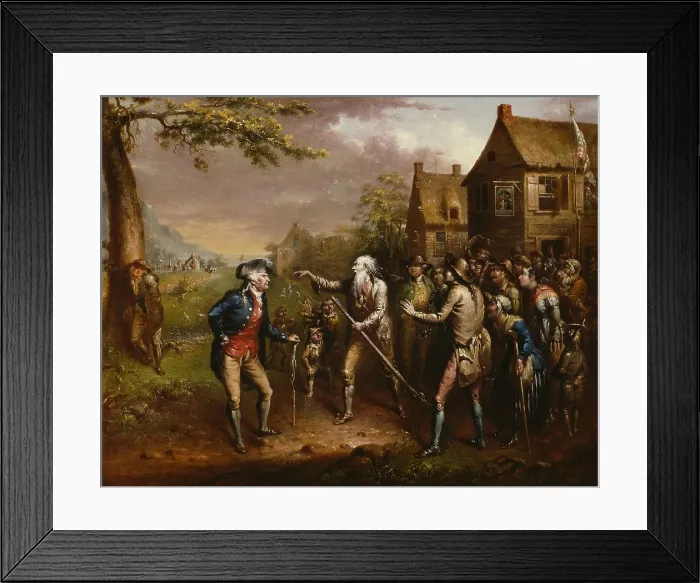 Framed Print : Rip Van Winkle, 1829, by John Quidor, 1801-1881, American painter, oil on canvas Framed Print : Rip Van Winkle, 1829, by John Quidor, 1801-1881, American painter, oil on canvas