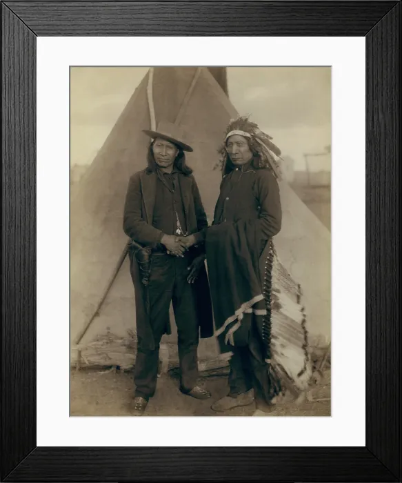 Framed Print : Red Cloud and American Horse, Oglala Lakota Chiefs, shortly after the Wounded Knee Massacre Framed Print : Red Cloud and American Horse, Oglala Lakota Chiefs, shortly after the Wounded Knee Massacre