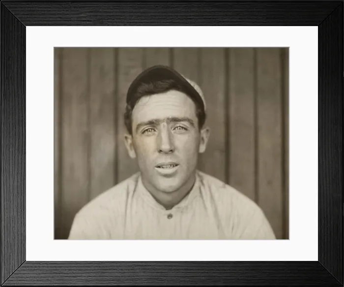 Framed Print : Joe Tinker played shortstop with the Chicago Cubs from 1902 to 1912. 1910 photo by Paul Thompson (BSLOC_2018_3_122) Framed Print : Joe Tinker played shortstop with the Chicago Cubs from 1902 to 1912. 1910 photo by Paul Thompson (BSLOC_2018_3_122)