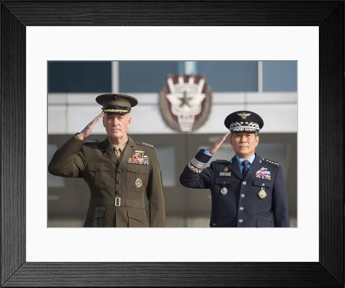 Framed Print : 42nd Military Committee Meeting in Seoul, South Korea, Oct. 27, 2017. Marine Corps Gen Framed Print : 42nd Military Committee Meeting in Seoul, South Korea, Oct. 27, 2017. Marine Corps Gen