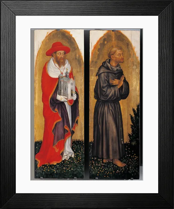 Framed Print : Valle Romita Polyptych, by Gentile di Niccol known as Gentile da Fabriano, 1405 - 1410 about, 15th Century, tempera and gold on wood, cm 157, 2 x 79, 5 - Italy, Lombardy, Milan