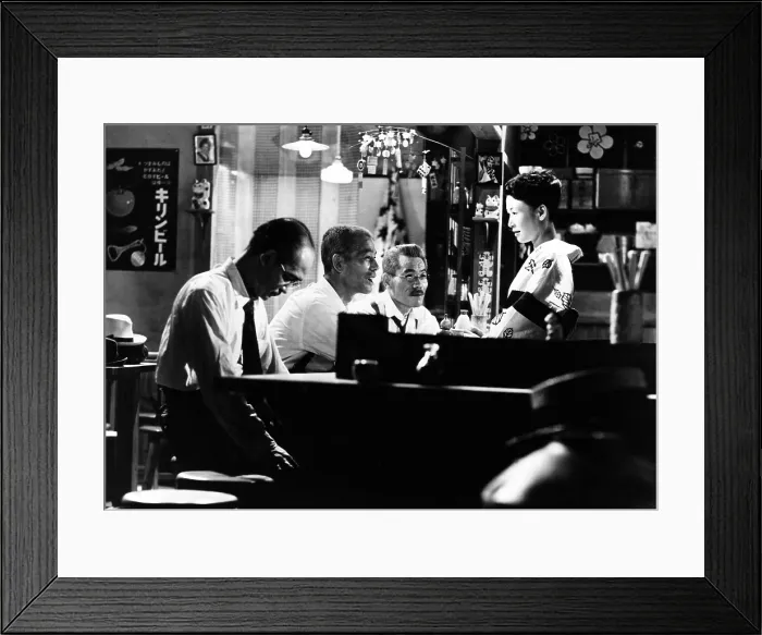 Framed Print : TOKYO STORY, (aka TOKYO MONOGATARI), Hisao Toake, Chishu Ryu, Eijoro Tono, Mitsuko Sakura, 1953