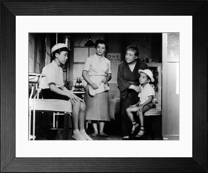 Framed Print : TOKYO STORY, (aka TOKYO MONOGATARI), Zen Murase, Kuniko Miyake, Chieko, Higashiyama, Mitsuhiro Mori, 1953