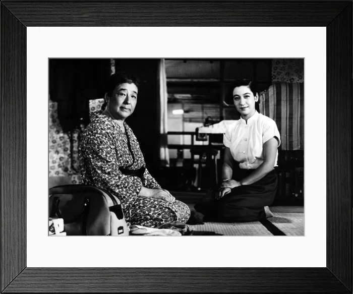 Framed Print : TOKYO STORY, (aka TOKYO MONOGATARI), Chieko Higashiyama, Setsuko Hara, 1953