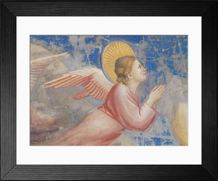 Framed Print : Giotto, Scenes from the Life of Christ: Nativity: Birth of Jesus, 1304 - 1306, 14th Century, fresco, Italy, Veneto, Padua, Scrovegni Chapel