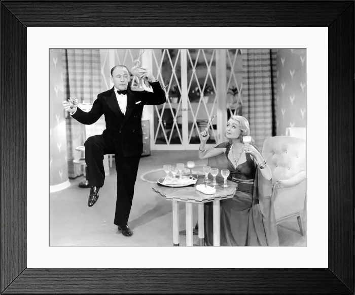 Framed Print : TOPPER TAKES A TRIP, from left: Roland Young, Constance Bennett, 1938
