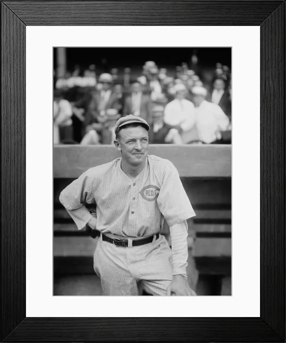 Framed Print : Christy Mathewson, July 26, 1916, wears his new Cincinnati Reds uniform. A week earlier the he signed a three-year contract to manage the Cincinnati Reds (BSLOC_2018_3_152) Framed Print : Christy Mathewson, July 26, 1916, wears his new Cincinnati Reds uniform. A week earlier the he signed a three-year contract to manage the Cincinnati Reds (BSLOC_2018_3_152)