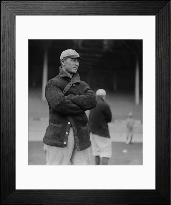 Framed Print : Frank Chance, as manager with the New York Yankees in 1913 (BSLOC_2018_3_132)